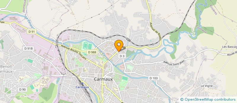 localisation de l'entreprise EURL BARAZER PASCALE à CARMAUX