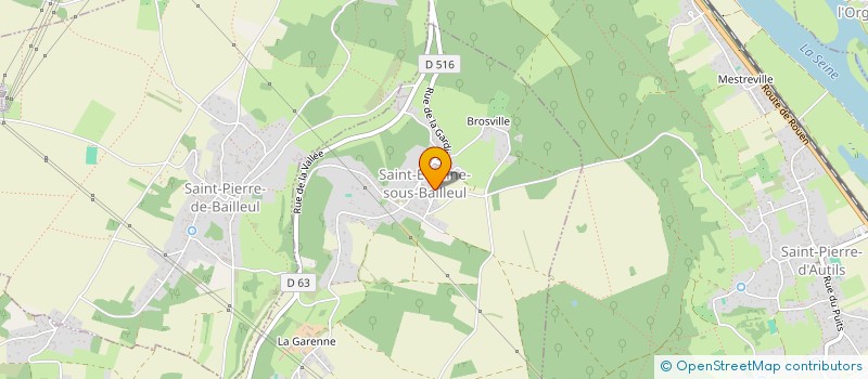 localisation de l'entreprise EURL BARD'EURE BOIS à SAINT-ETIENNE-SOUS-BAILLEUL