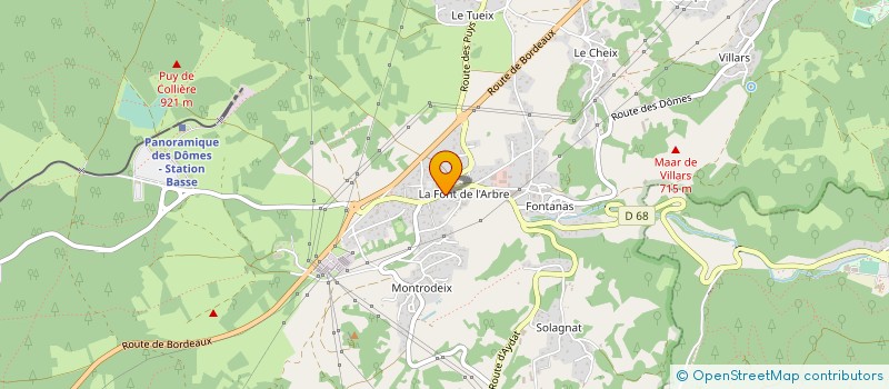 localisation de l'entreprise EURL BARDOU CREATEUR à ORCINES