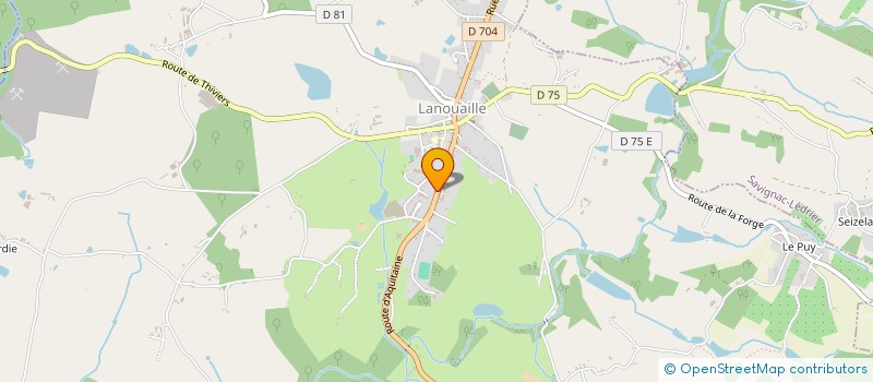 localisation de l'entreprise EURL BARJOU ELECTRICITE GENERALE  LANOUAILLE