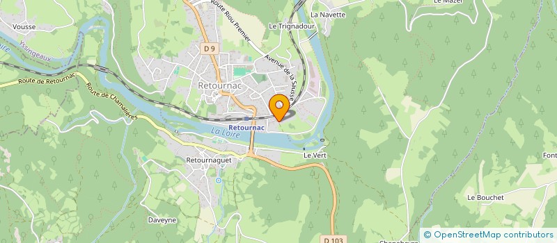 localisation de l'entreprise EURL BARLET SECURITE PROTECTION à RETOURNAC