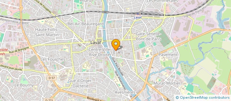 localisation de l'entreprise EURL BARON GERARD à LAVAL