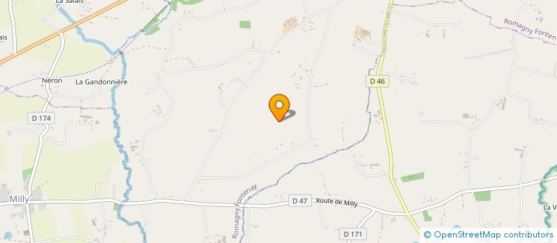 localisation de l'entreprise EURL BARRAIN à ROMAGNY FONTENAY