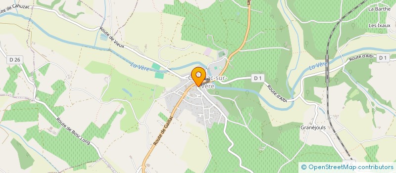 localisation de l'entreprise EURL BARRAU à CAHUZAC-SUR-VERE