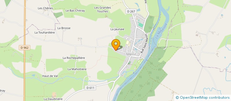 localisation de l'entreprise EURL BARRE THIERRY  MENIL