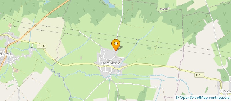 localisation de l'entreprise EURL BARRET  LAVELINE-DEVANT-BRUYERES