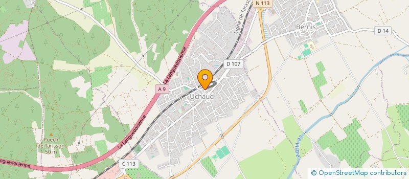 localisation de l'entreprise EURL BARTEL PATRIMOINE  UCHAUD