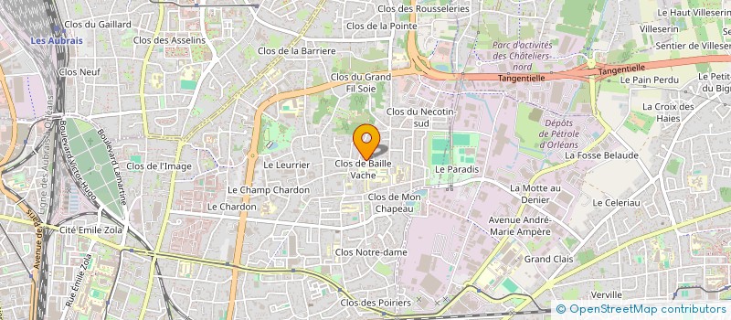 localisation de l'entreprise EURL BARTHELAT à ORLEANS