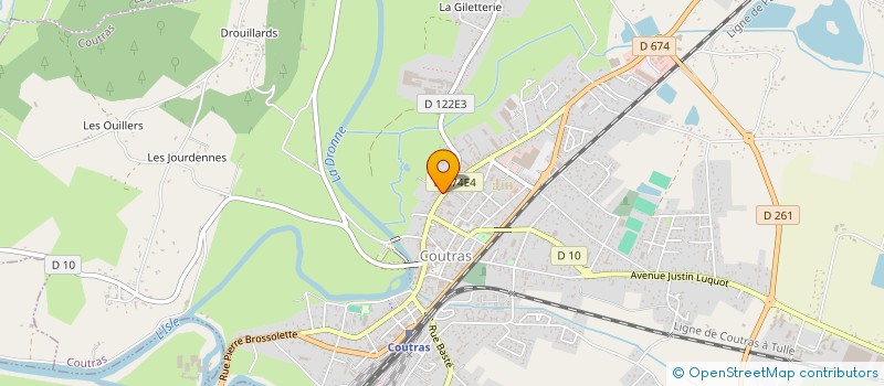 localisation de l'entreprise EURL BASSAT BRUNO à COUTRAS