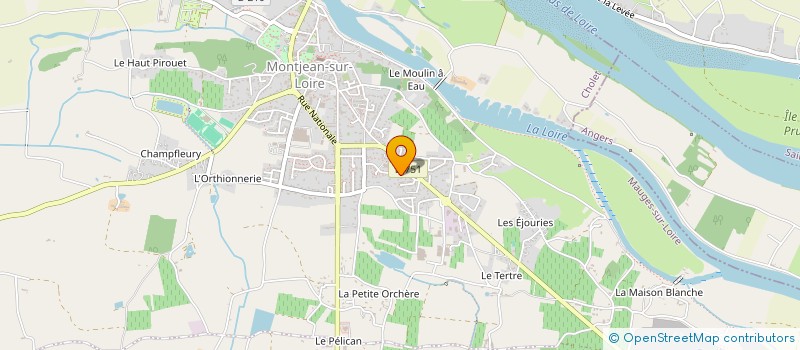 localisation de l'entreprise EURL BATEAU LA LIGERIADE  MAUGES-SUR-LOIRE