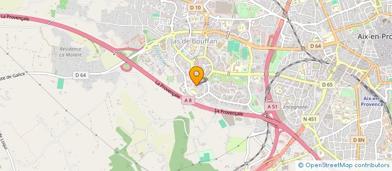 localisation de l'entreprise EURL BATECH CONSTRUCTION  AIX-EN-PROVENCE