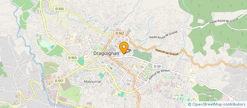 localisation de l'entreprise EURL BATI COTES  DRAGUIGNAN
