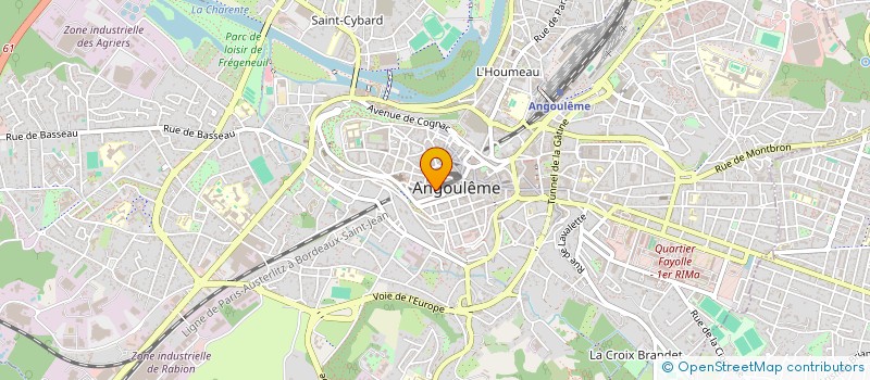 localisation de l'entreprise EURL BATI-PROMO 16 à ANGOULEME