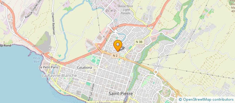 localisation de l'entreprise EURL BATI-RE à SAINT-PIERRE