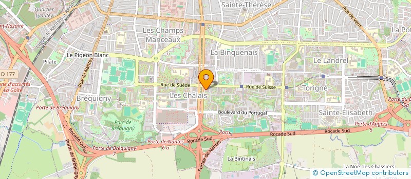 localisation de l'entreprise EURL BATI TONI à RENNES