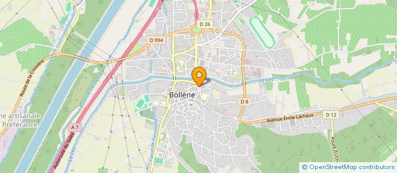 localisation de l'entreprise EURL BATI YILMAZ à BOLLENE