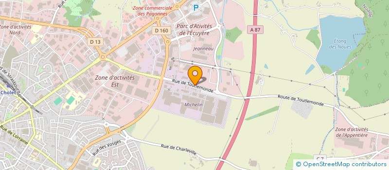 localisation de l'entreprise EURL BATIAN à CHOLET