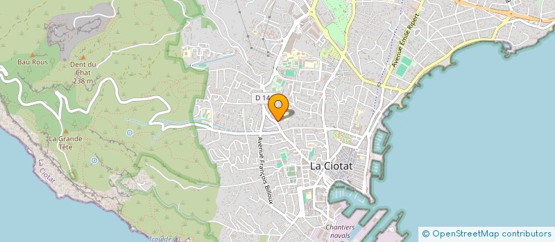 localisation de l'entreprise EURL BATICLO à LA CIOTAT