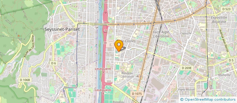 localisation de l'entreprise EURL BATIR AUJOURD'HUI  GRENOBLE