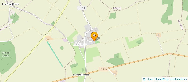 localisation de l'entreprise EURL BATITOUT  JANVILLIERS