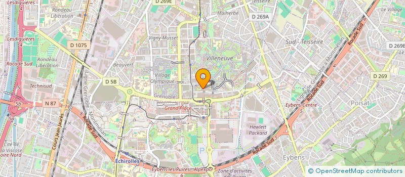 localisation de l'entreprise EURL BAYARD PEINTURE  GRENOBLE