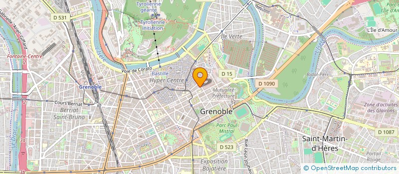 localisation de l'entreprise EURL BAZ'ARTE à GRENOBLE