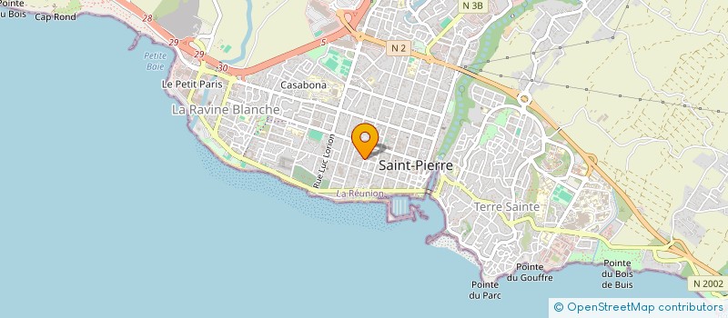 localisation de l'entreprise EURL BAZAR PREMIER à SAINT-PIERRE