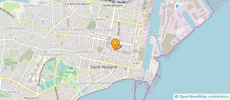 localisation de l'entreprise EURL BCBG TENDANCE  SAINT-NAZAIRE