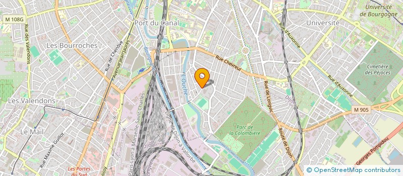 localisation de l'entreprise EURL BCUBE  DIJON