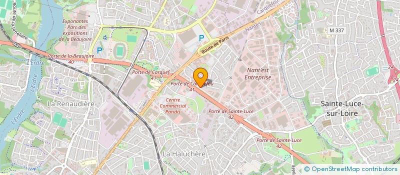 localisation de l'entreprise EURL BEA à NANTES