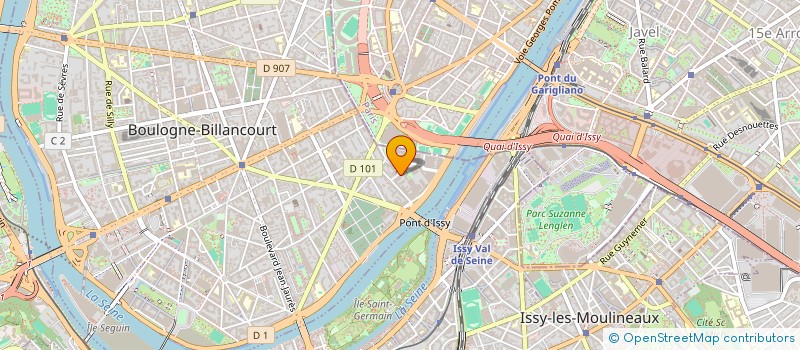 localisation de l'entreprise EURL BEACLAU à BOULOGNE-BILLANCOURT