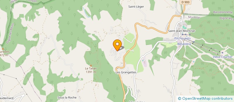 localisation de l'entreprise EURL BEAUDELIN DANIEL  MONTCLAR