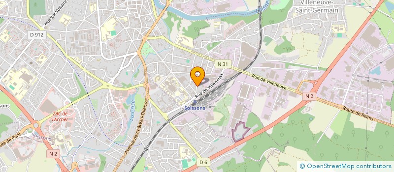 localisation de l'entreprise EURL BEC AISNE à SOISSONS