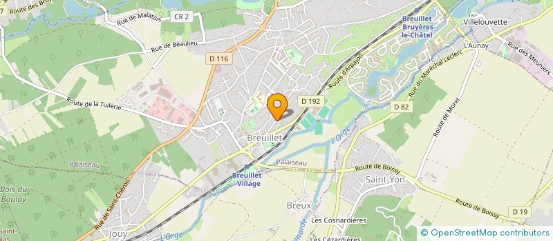 localisation de l'entreprise EURL BECKER à BREUILLET