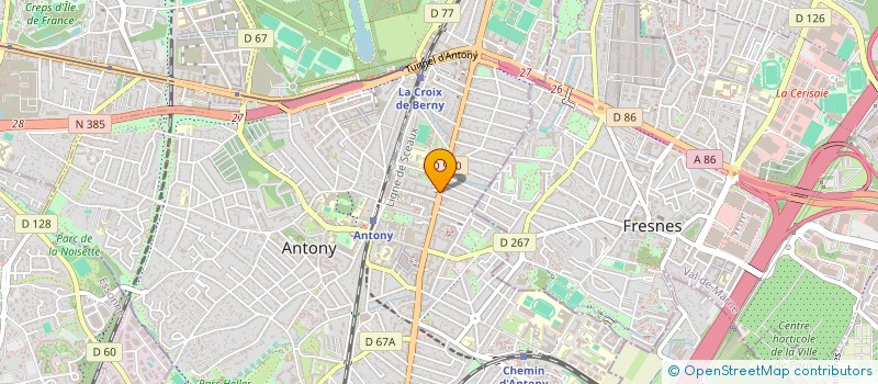 localisation de l'entreprise EURL BEJJANI KNOWHOW à ANTONY