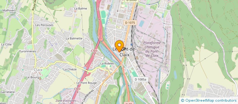 localisation de l'entreprise EURL BEL'ELEC à LE PONT-DE-CLAIX