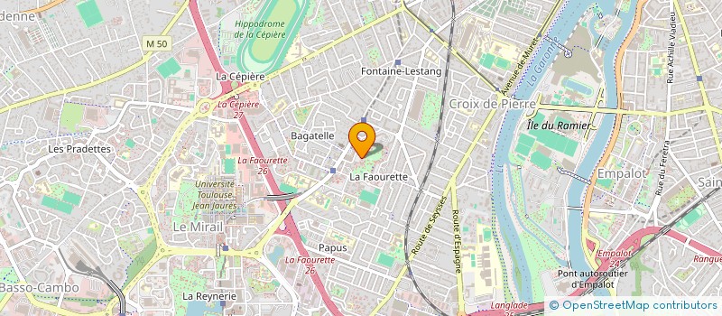 localisation de l'entreprise EURL BELAVICK TRANSPORTS & LOGISTIQUE à TOULOUSE