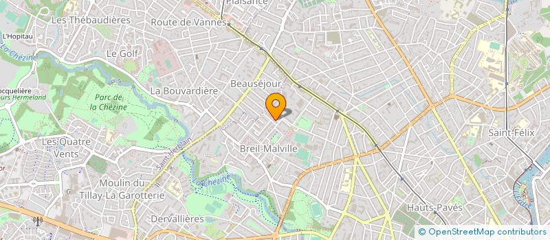 localisation de l'entreprise EURL BELHIMEUR à NANTES