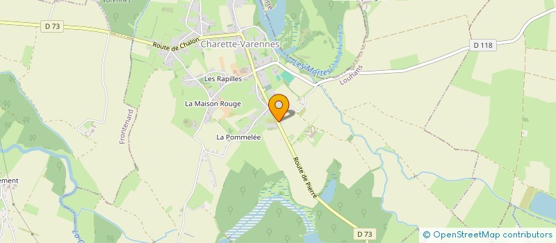 localisation de l'entreprise EURL BELIN  CHARETTE-VARENNES