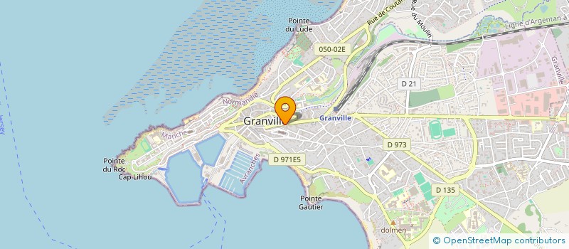 localisation de l'entreprise EURL BELLIOT MARIE-CLAIRE  GRANVILLE