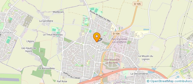 localisation de l'entreprise EURL BELMONTET CARRELAGE  LA ROCHELLE