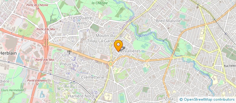 localisation de l'entreprise EURL BEN à NANTES