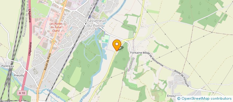 localisation de l'entreprise EURL BEN HASSINE  CHASSENEUIL-DU-POITOU