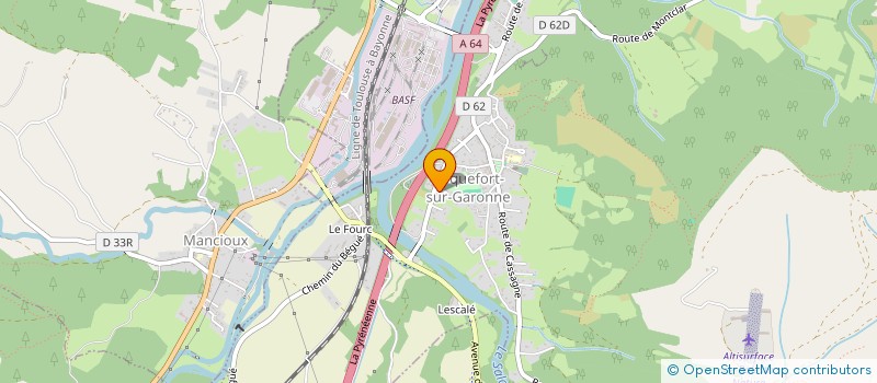 localisation de l'entreprise EURL BENAZET à ROQUEFORT-SUR-GARONNE