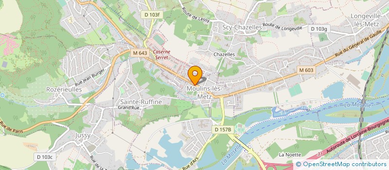 localisation de l'entreprise EURL BENETEAU JEAN-MARIE  CHATEL-SAINT-GERMAIN