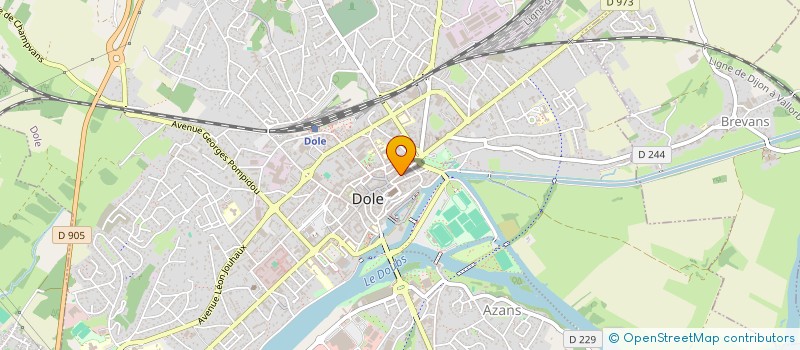 localisation de l'entreprise EURL BENETOT à DOLE