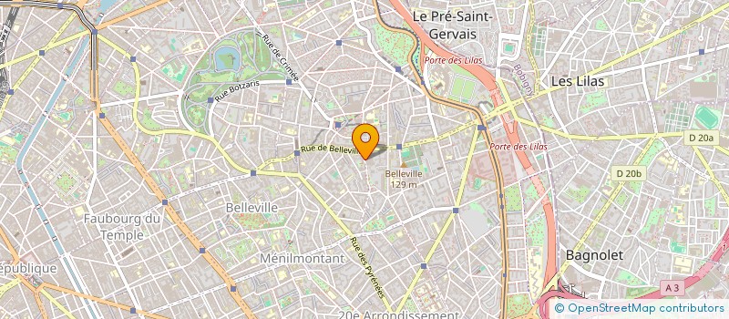 localisation de l'entreprise EURL BENJAMIN LARROCHE  PARIS