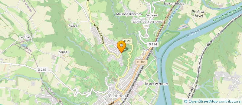 localisation de l'entreprise EURL BENOIT  CONDRIEU