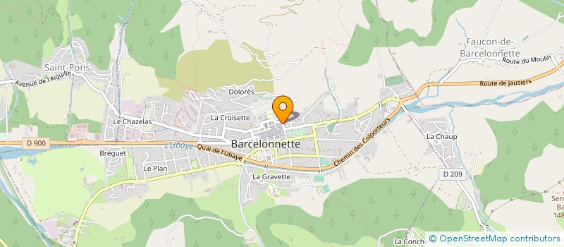 localisation de l'entreprise EURL BENOIT-LIZON à BARCELONNETTE