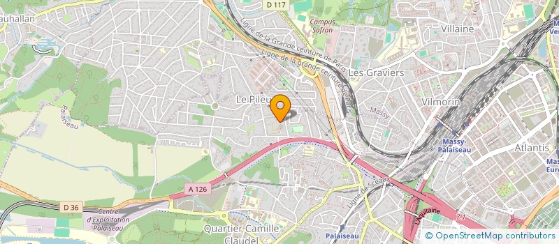 localisation de l'entreprise EURL BENTO  PALAISEAU